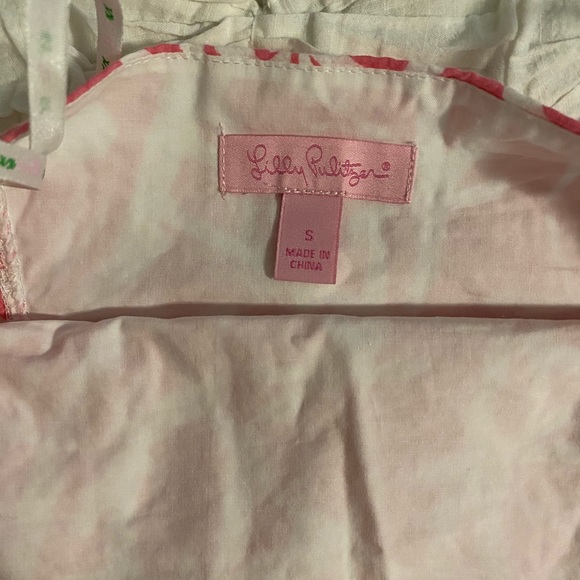 Lilly Pulitzer Strapless Pink Elinor Dress - Picture 4 of 5